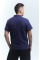 Indigo men's polo 55% hemp 45% cotton