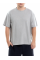 Gray men's t-shirt made of 55% hemp 45% cotton