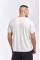 White men's t-shirt made of 70% hemp 30% cotton
