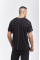 Black men's t-shirt made of 70% hemp 30% cotton
