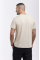 Beige men's t-shirt made of 55% hemp 45% cotton