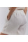 White women's shorts made of 100% hemp