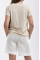 Beige women's t-shirt 55% hemp 45% cotton
